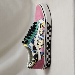Vans X Disney 80s Minnie Mickey Mouse 90th Birthday Sneakers (Unisex M 8, W 9.5)